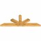 Ekena Millwork Saratoga Rough Sawn Timber Gable Bracket, Western Red Cedar, 84"W x 31"H x 4"D x 6"F, 9/12 Pitch GBW084X31X0406SAR00RWR - alternate 3